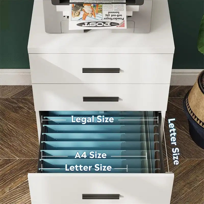 Classeur à 3 tiroirs - 15,4 cm (P) x 18,5 cm (L) x 25,6 cm (H)