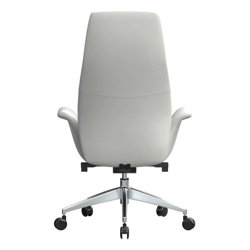 Fauteuil de bureau Summit en cuir à dossier haut, pivotant et inclinable