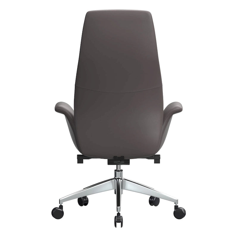 Fauteuil de bureau Summit en cuir à dossier haut, pivotant et inclinable