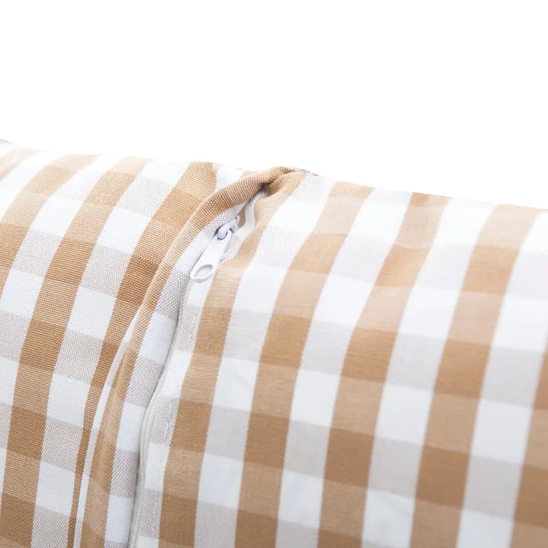 Ensemble de coussins Josie Black Nocker en bois sans dossier