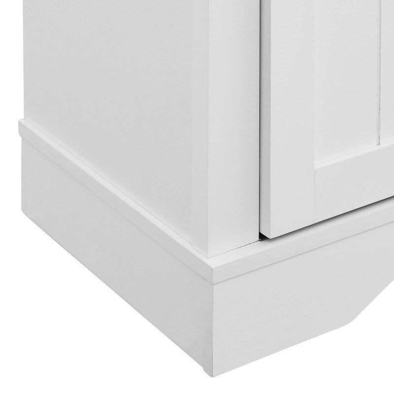 Meuble bar rustique de 119 cm avec porte coulissante de style grange