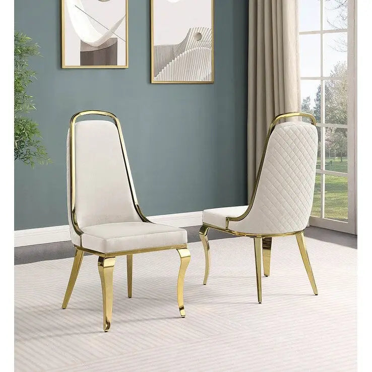 Ensemble de salle à manger rond 5 pièces Best Quality Furniture D325-SC314-7