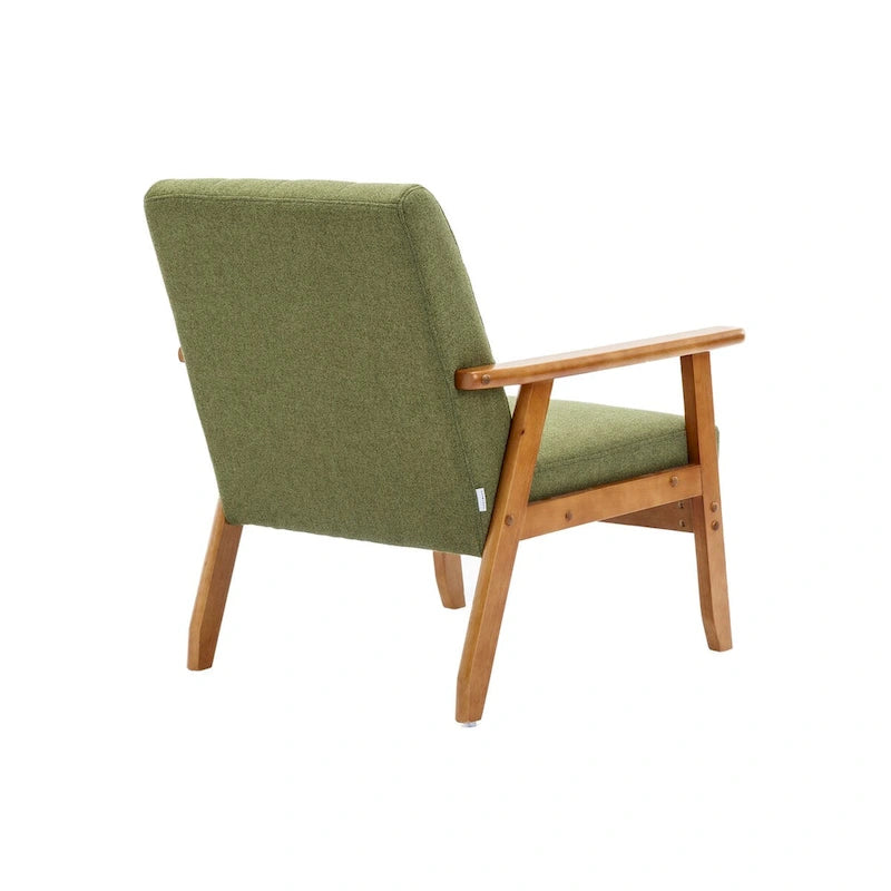 Ensemble de 2 fauteuils d'appoint avec table d'appoint et accoudoirs pour salon, chambre ou bureau - 78 cm (H) x 65 cm (L) x 71 cm (P)