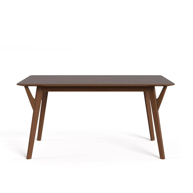 Ensemble de table à manger en bois 7 pièces Beck Mid-century de Furniture of America