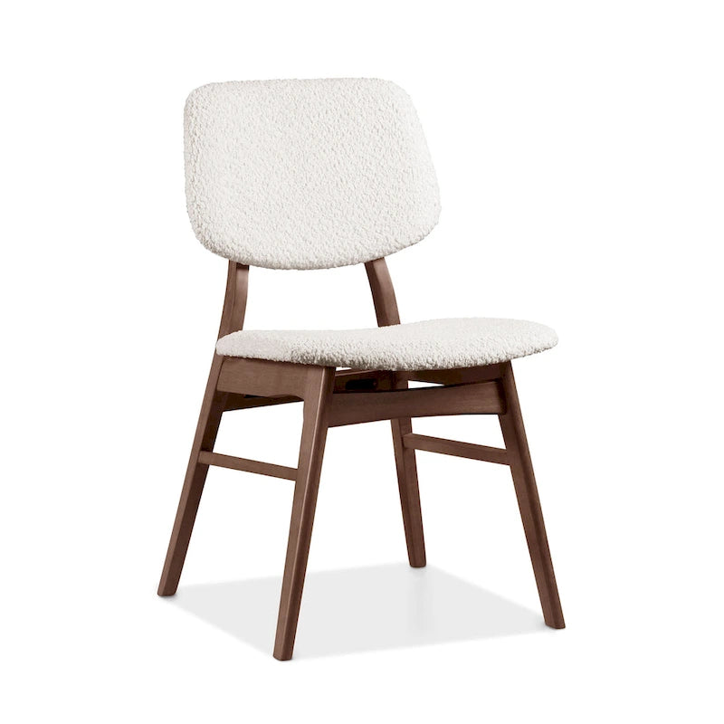 Ensemble de salle à manger 7 pièces Beau II en noyer style milieu du siècle de Furniture of America
