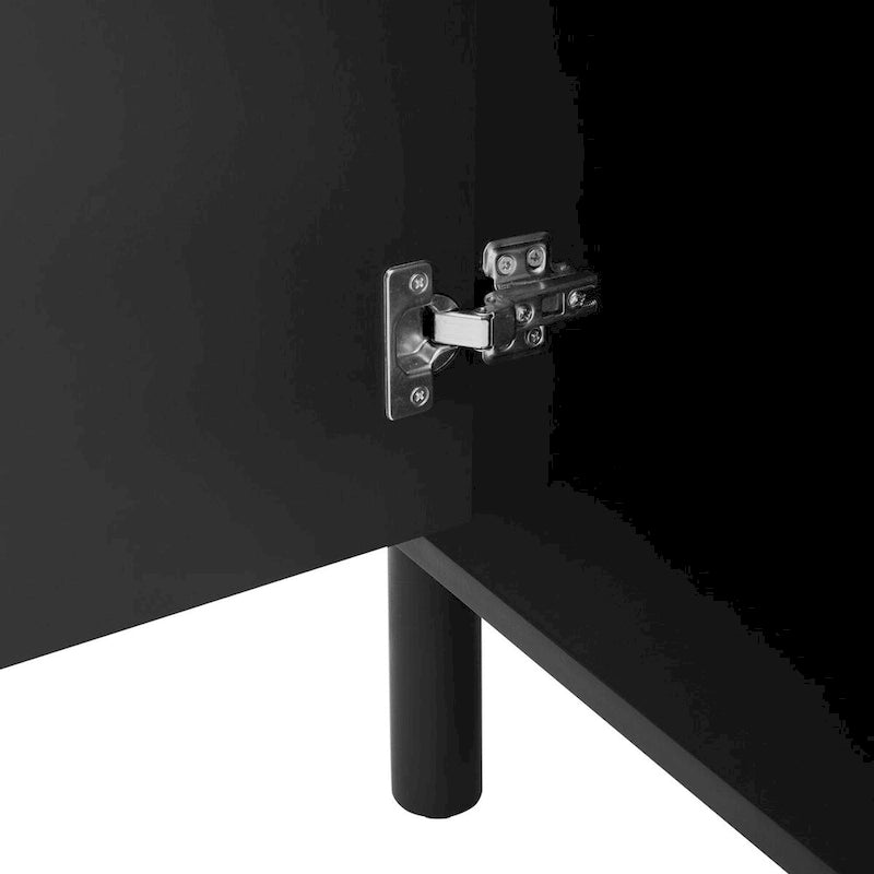 Buffet en MDF de haute qualité de 47,80 pouces avec étagères réglables - 47,80 x 16,50