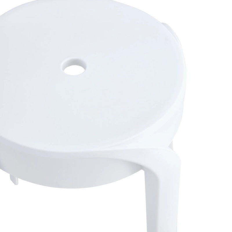 Lot de 6 tabourets empilables pour salle de classe, tabourets en plastique, tabourets gigognes, tabourets ronds colorés, tabourets d'assise flexibles pour intérieur et extérieur