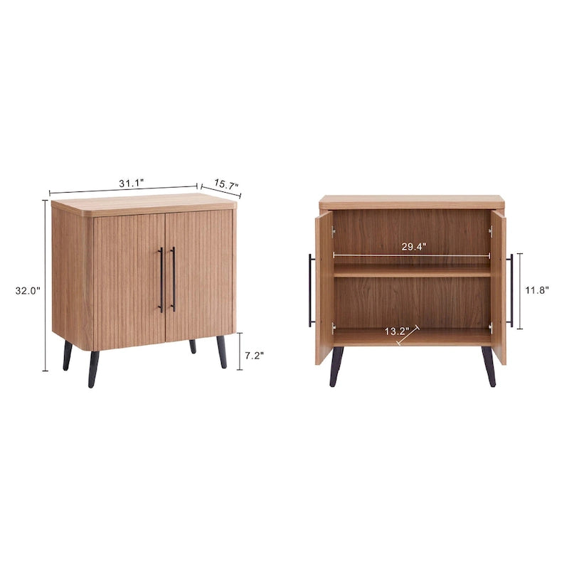 Meuble d'appoint Jodie de style Mid-Century, Manhattan Comfort