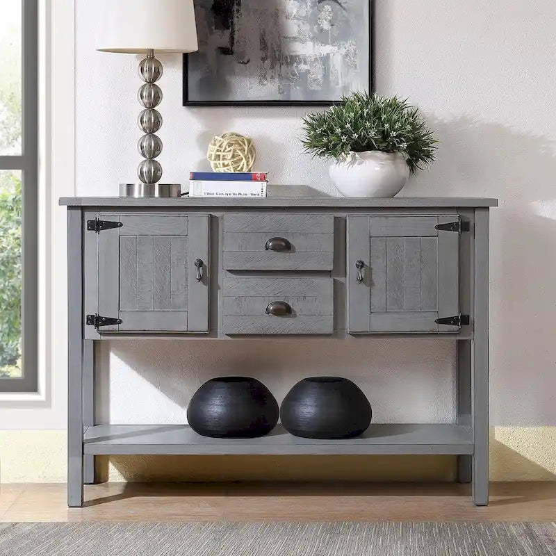 Console buffet 48 avec 2 tiroirs - Non disponible