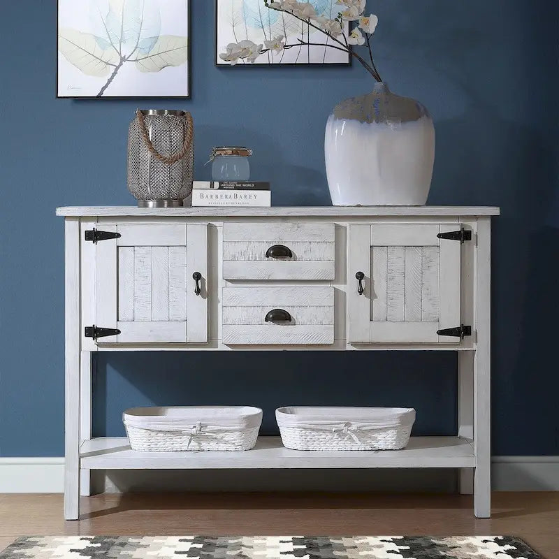 Console buffet 48 avec 2 tiroirs - Non disponible