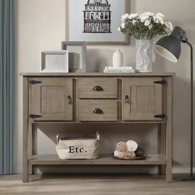 Console buffet 48 avec 2 tiroirs - Non disponible