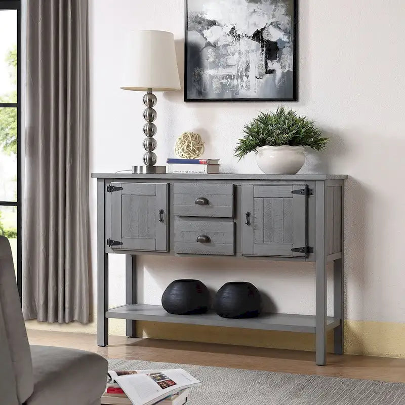 Console buffet 48 avec 2 tiroirs - Non disponible