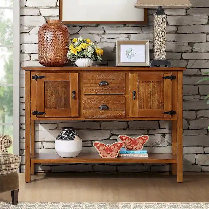 Console buffet 48 avec 2 tiroirs - Non disponible