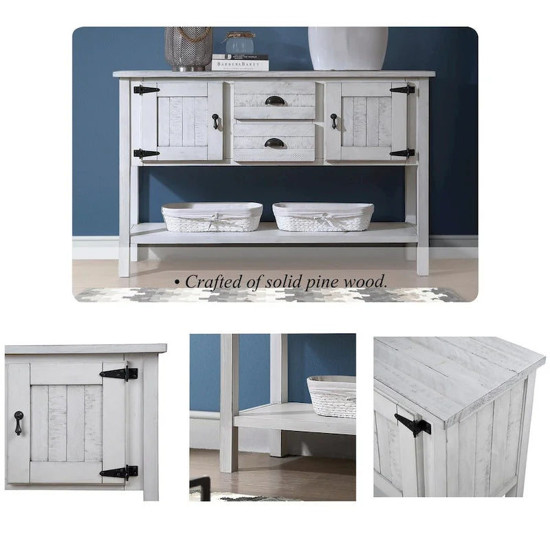 Console buffet 48 avec 2 tiroirs - Non disponible
