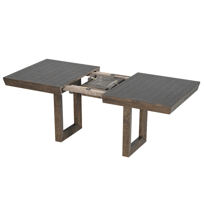 Ensemble de table à manger extensible 7 pièces