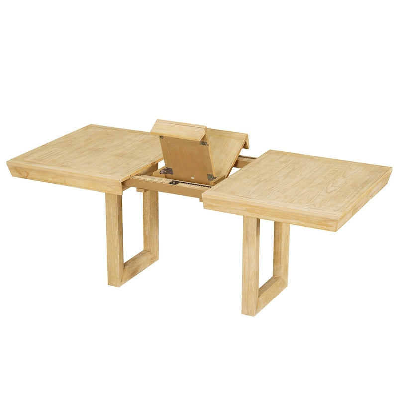 Ensemble de table à manger extensible 7 pièces