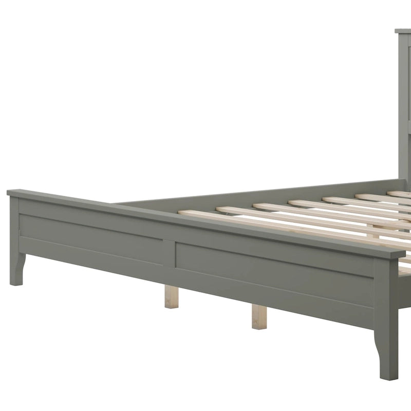 Lit plateforme moderne en bois massif