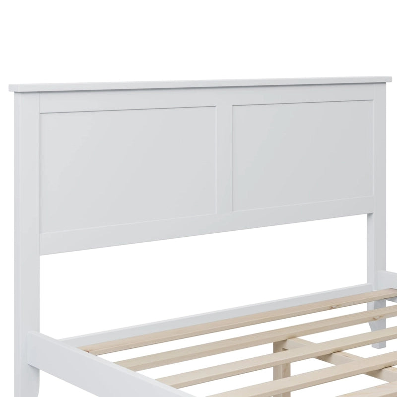 Lit plateforme moderne en bois massif