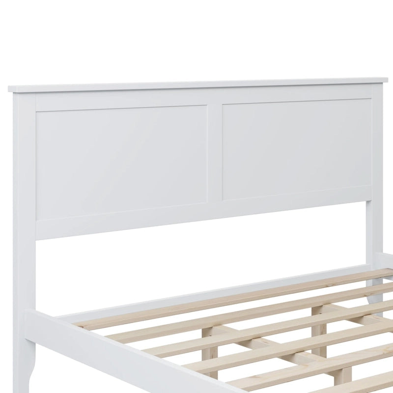 Lit plateforme moderne en bois massif