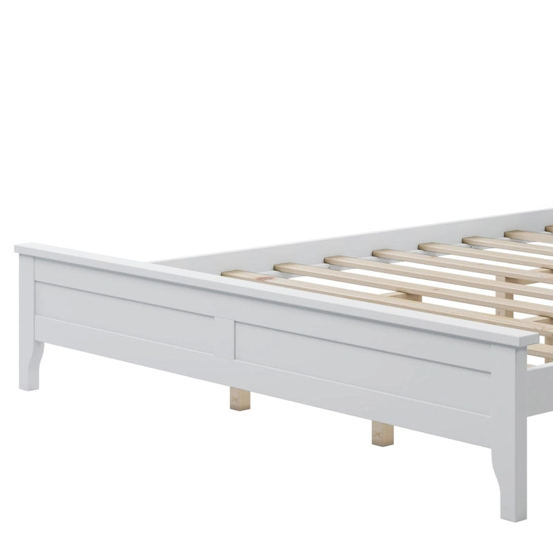 Lit plateforme moderne en bois massif
