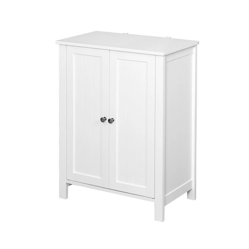 Armoire de rangement au sol pour salle de bain avec double porte