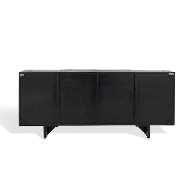 Buffet en bois SAFAVIEH Couture Hewitt à 4 portes - 173 cm (L) x 46 cm (P) x 76 cm (H)