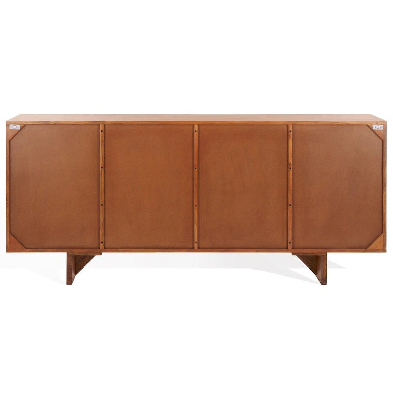 Buffet en bois SAFAVIEH Couture Hewitt à 4 portes - 173 cm (L) x 46 cm (P) x 76 cm (H)
